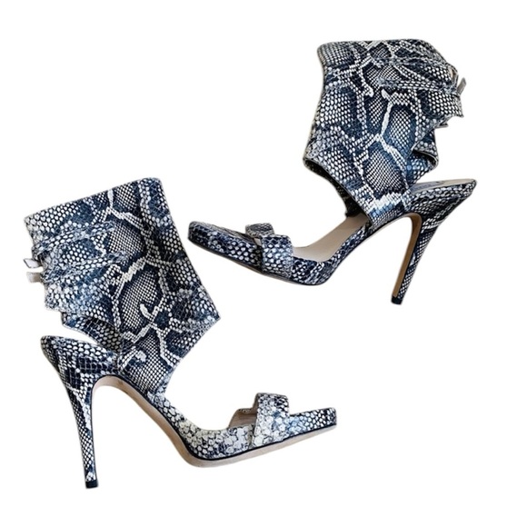 NEW Emerson Fry snakeskin sandals. Made in Italy - Picture 1 of 5